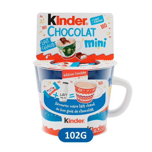 Barres Chocolatées Mini avec Tasse KINDER CHOCOLAT