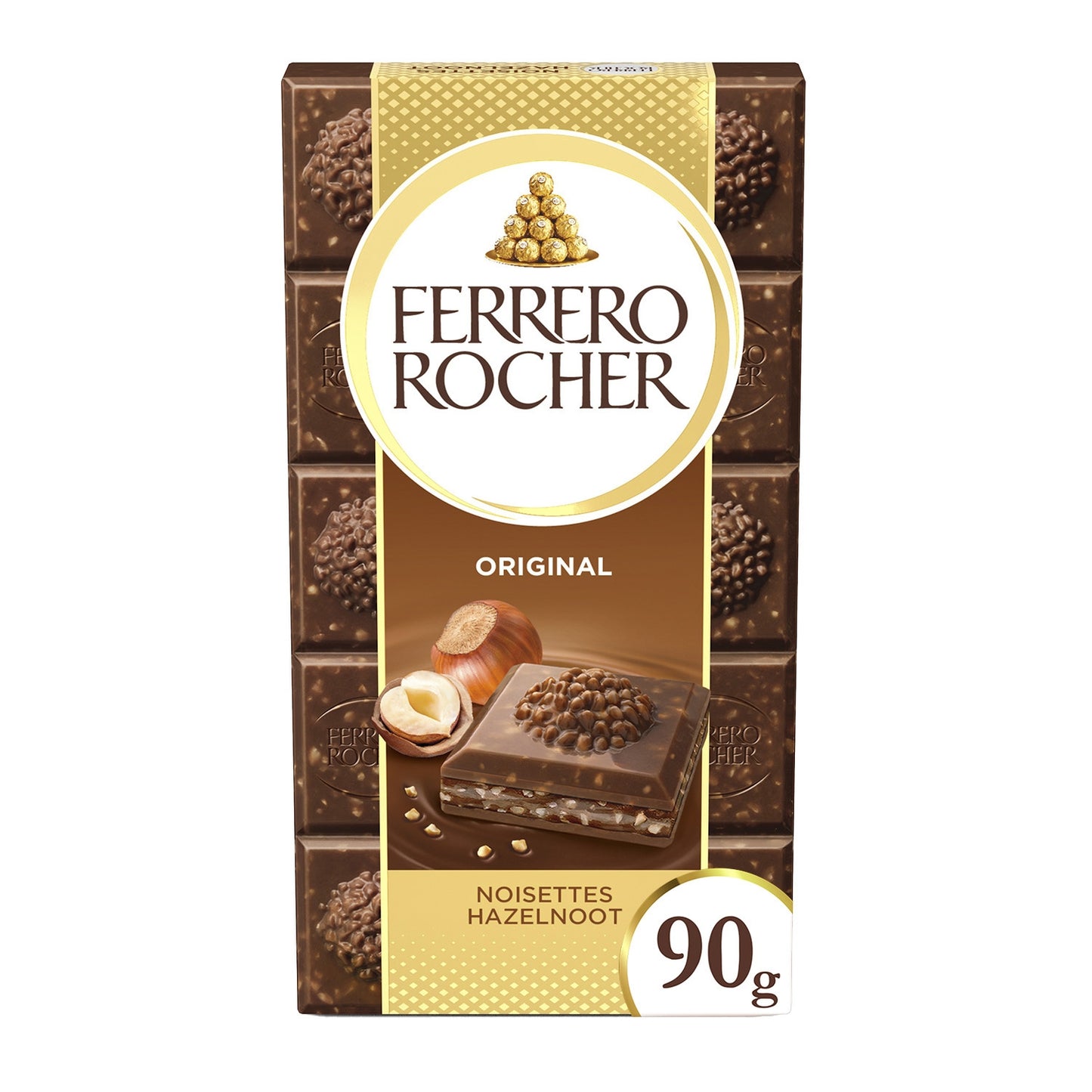 Tablette de Chocolat Lait Noisettes FERRERO ROCHER