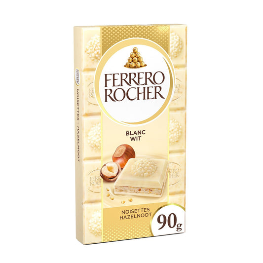 Tablette de Chocolat Blanc Noisettes FERRERO ROCHER