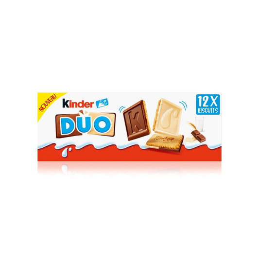 Biscuits Chocolat au Lait & Blanc KINDER DUO 150g