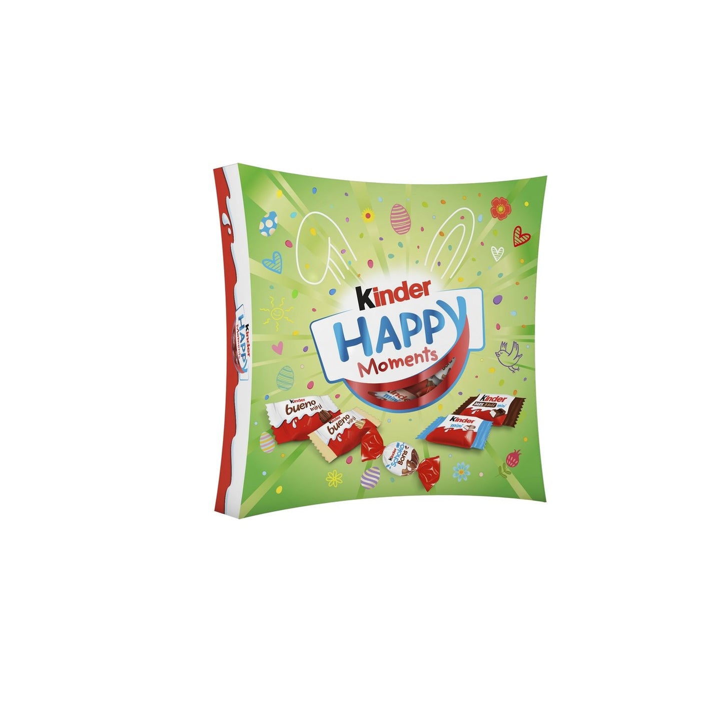 Confiserie Chocolat Fourrées Lait et Noisettes KINDER HAPPY MOMENTS - Gamme de Noël 2025 la boîte de 231g