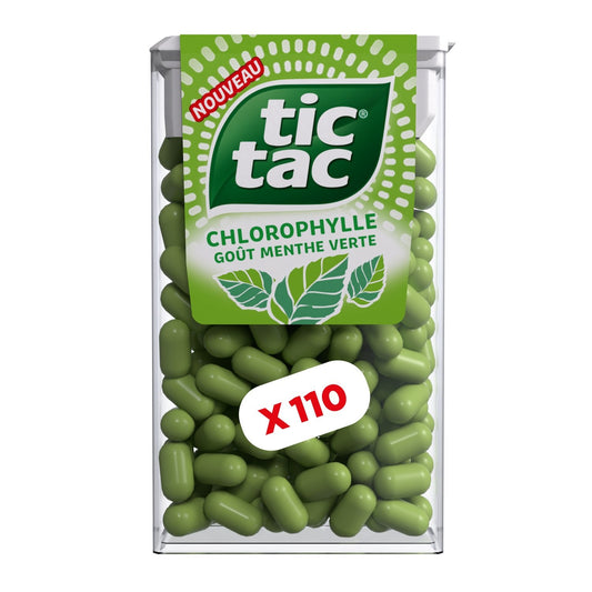 Bonbons Chlorophylle TIC TAC la boite de 54g