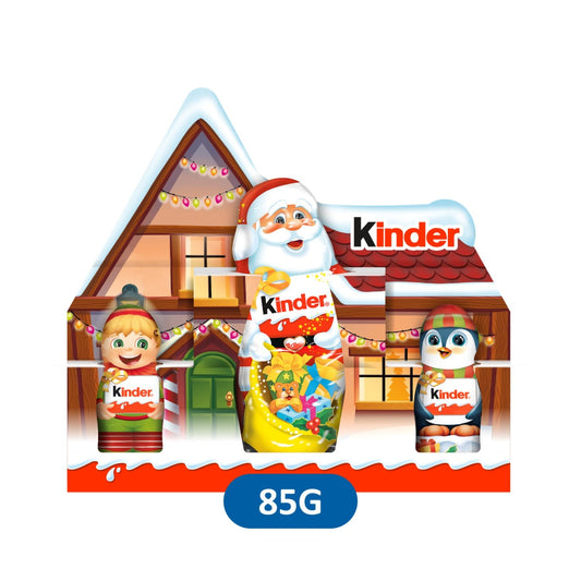 Assortiment de Moulages Chocolat Lait KINDER - Gamme de Noël 2025 le lot de 85g
