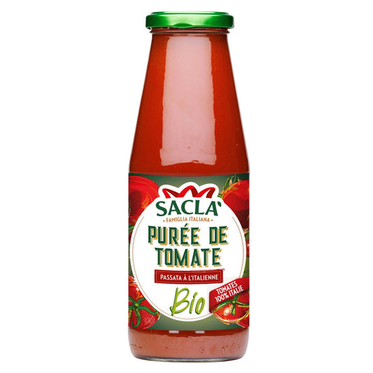 Purée de Tomate Bio SACLA la bouteille de 680g