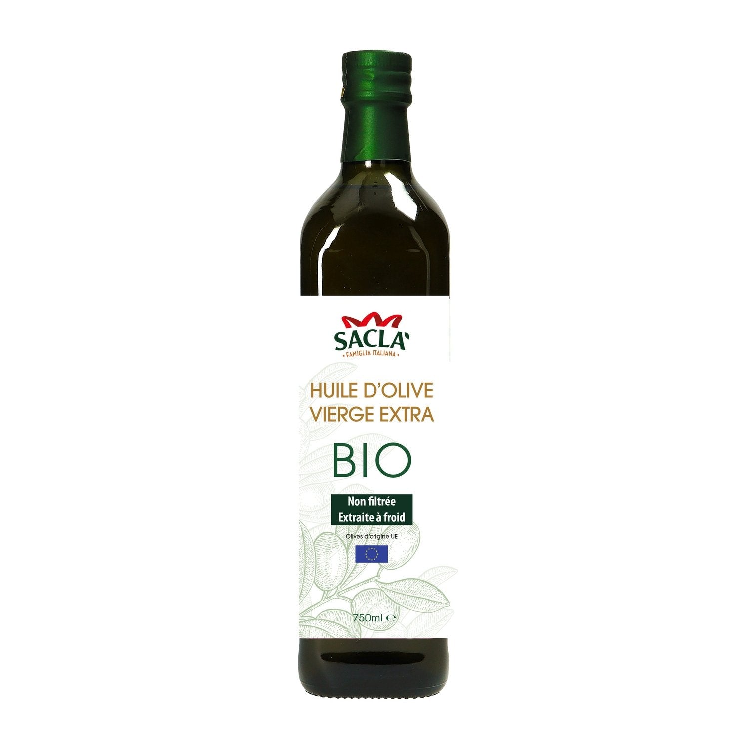 Huile d'Olive Vierge Extra SACLA le flacon de 75mL