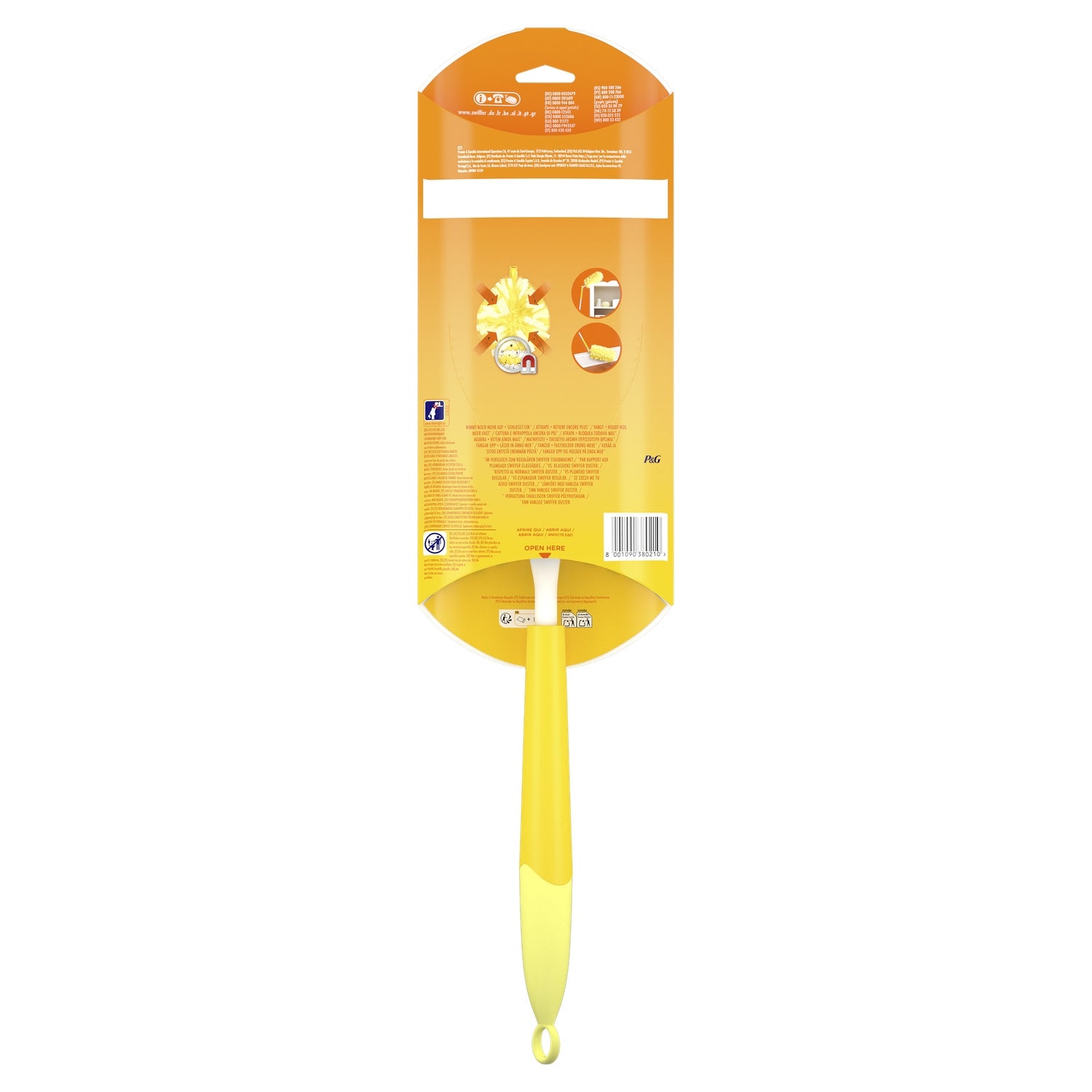 Plumeau Attrape-Poussière 3D Clean Kit 1 Manche et 1 Recharge SWIFFER 
