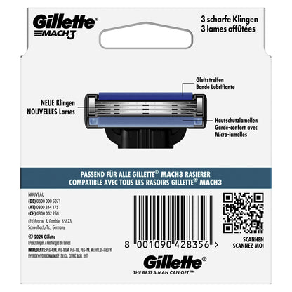 Gillette Mach 3 Rasierklingen für Herren