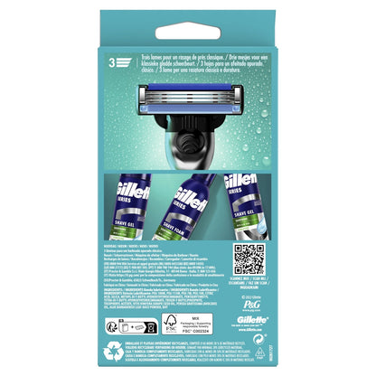 Gillette Mach 3 Men's Razor with 3 Blades