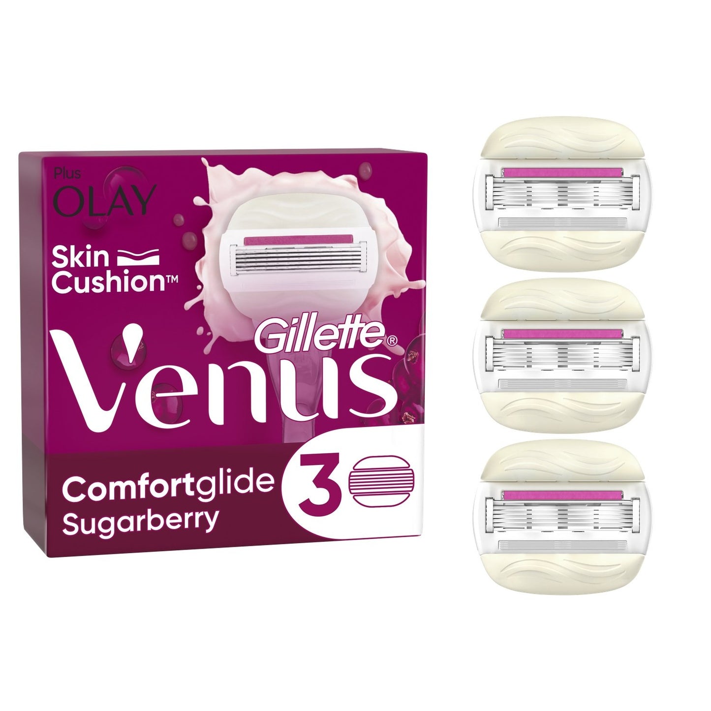 Comfortglide Sugarberry VENUS Razor Blades