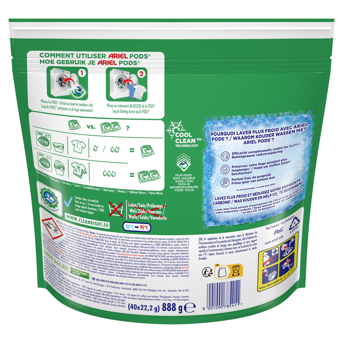 Unstoppables Touch Laundry Capsules ARIEL