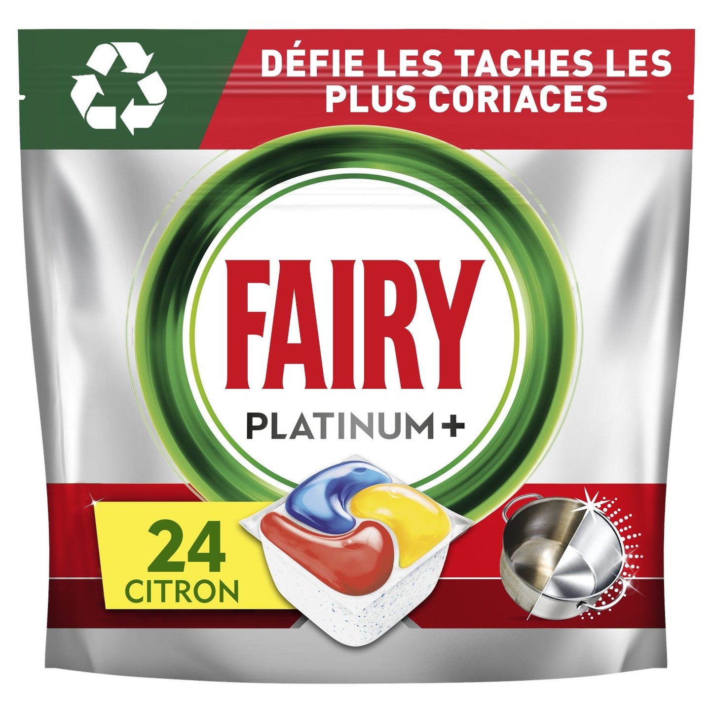 FAIRY All in 1 Lemon Platinum Plus Dishwasher Tablets