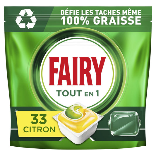 FAIRY All in 1 Lemon Dishwasher Tablets
