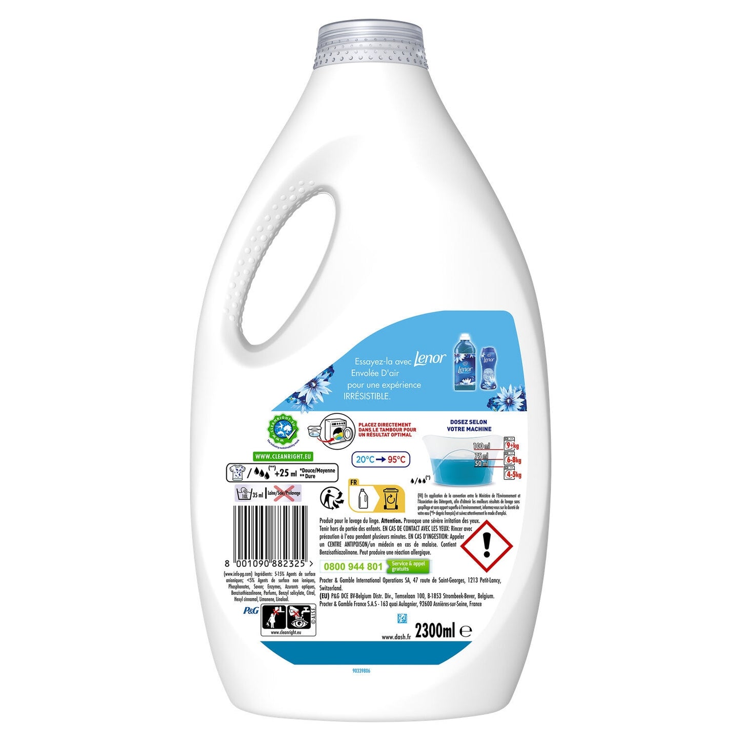 DASH 2-in-1 Airborne Liquid Laundry Detergent