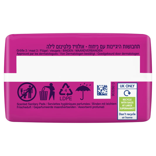 Always Platinum Night Sanitary Towel with Wings Size 3
