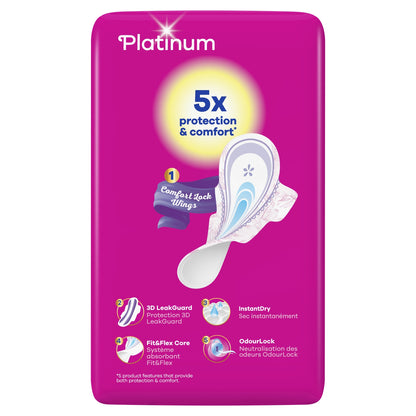 Always Platinum Damenbinden mit Flügeln Größe 1