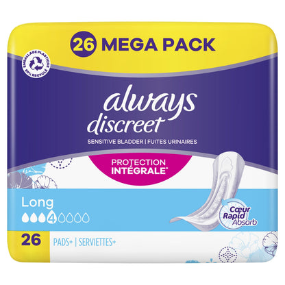 ALWAYS Long Discreet Sanitary Towels