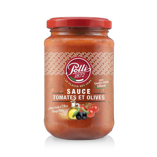 Sauce Tomates et Olives POLLI le pot de 350g