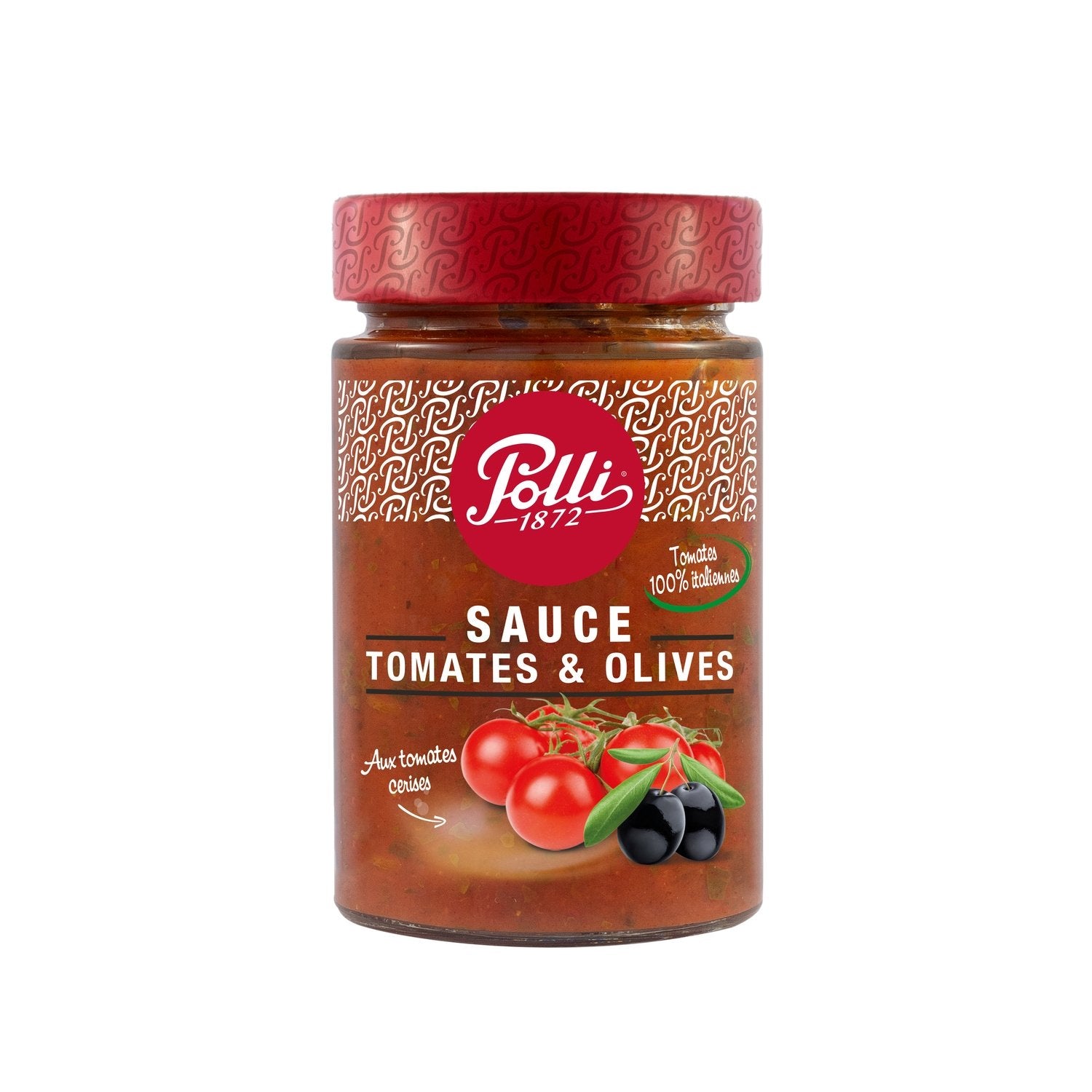 Sauce Tomates et Olives POLLI le bocal de 190g