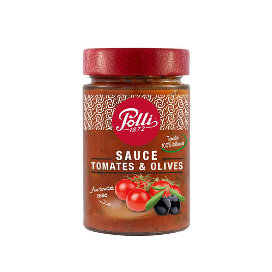 Sauce Tomates et Olives POLLI le bocal de 190g