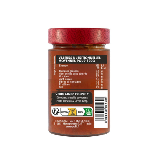 Sauce Tomates et Olives POLLI