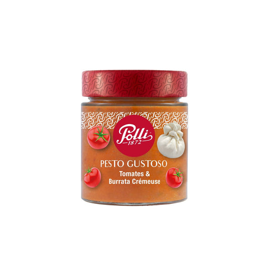 Pesto Tomate et Burrata Crémeuse POLLI le pot de 140g