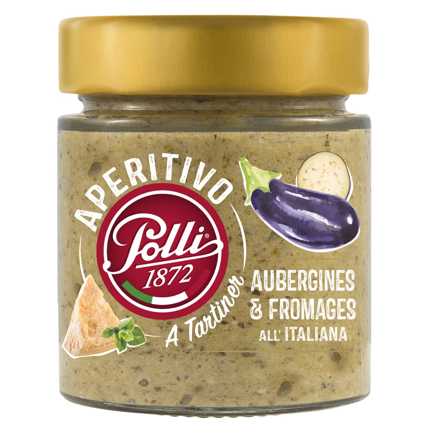 Tartinable Aubergine et Fromage POLLI 
