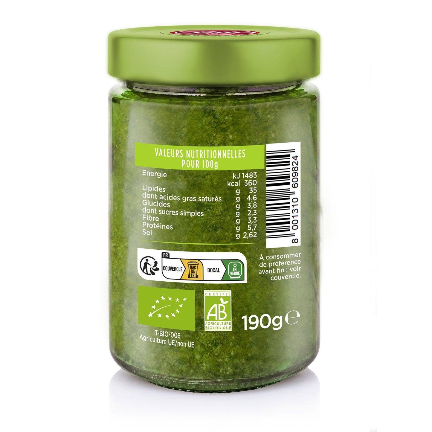 Sauce Bio Pesto Alla Genovese POLLI