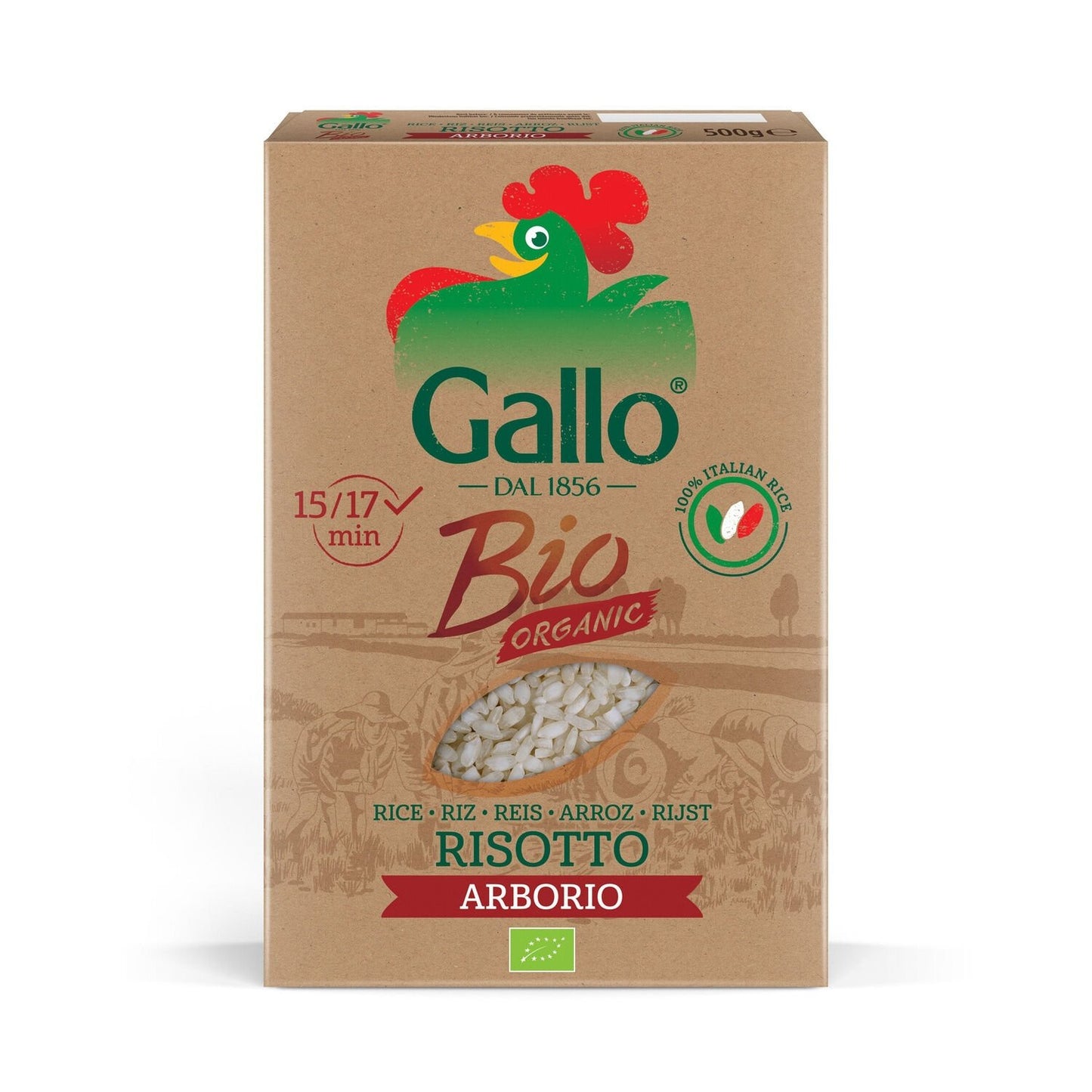 Riz Bio pour Risotto 15-17mn RISO GALLO