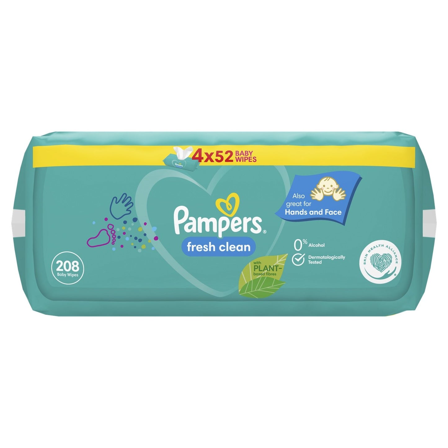 Lingettes Bébé Nettoyantes Fraîches, Parfum Frais PAMPERS