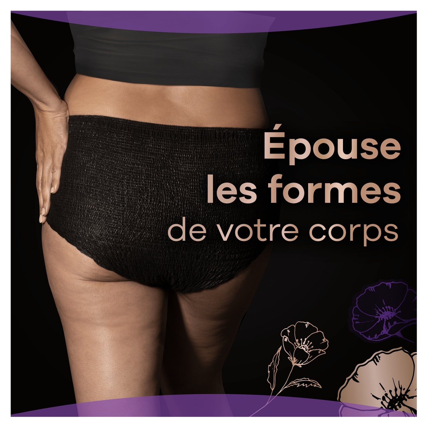 Urinary Leakage Panties Size M Black ALWAYS DISCREET