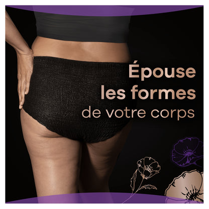 Urinary Leakage Panties Size L Black ALWAYS DISCREET