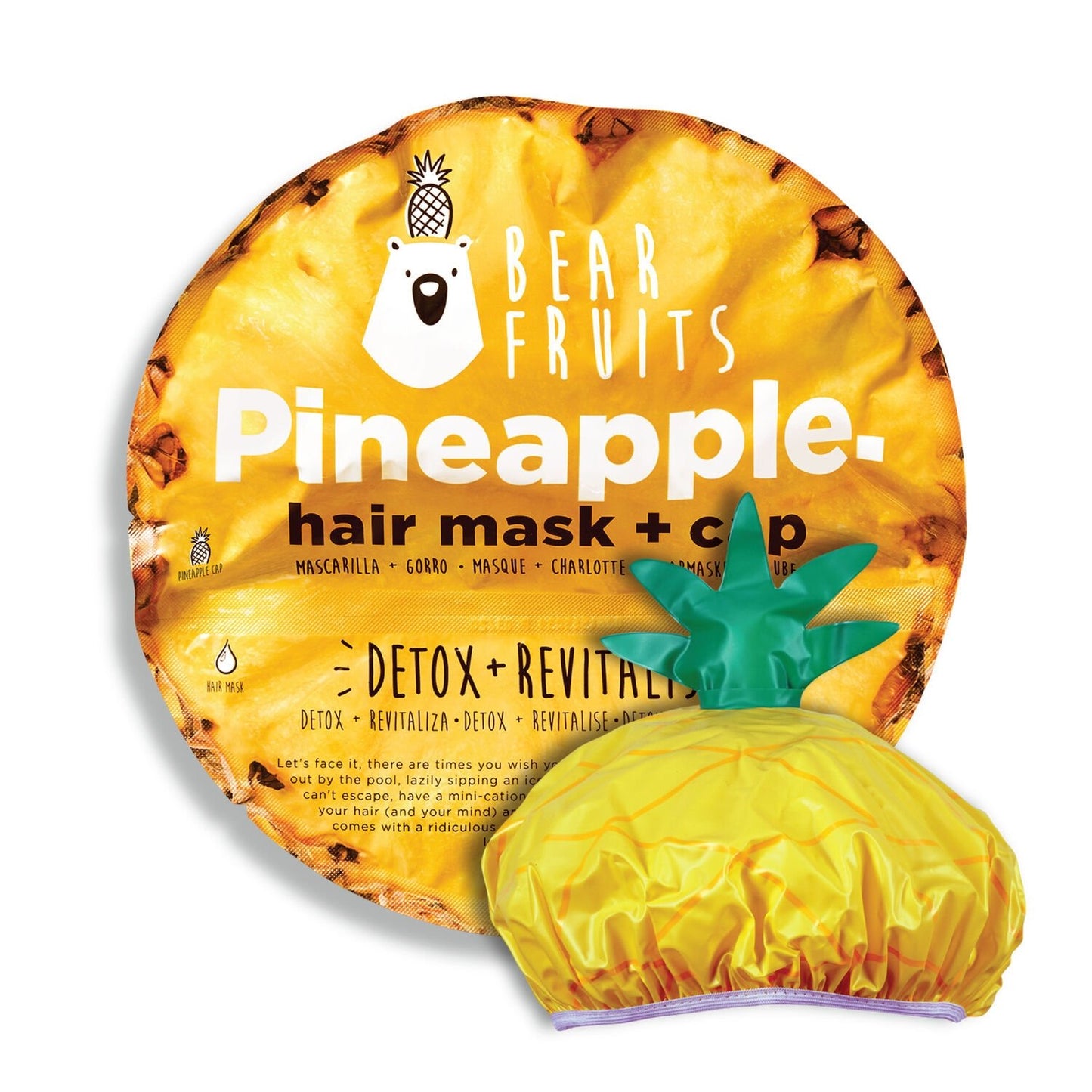 Pineapple + Charlotte Detox Revitalizing Hair Mask BEAR FRUITS