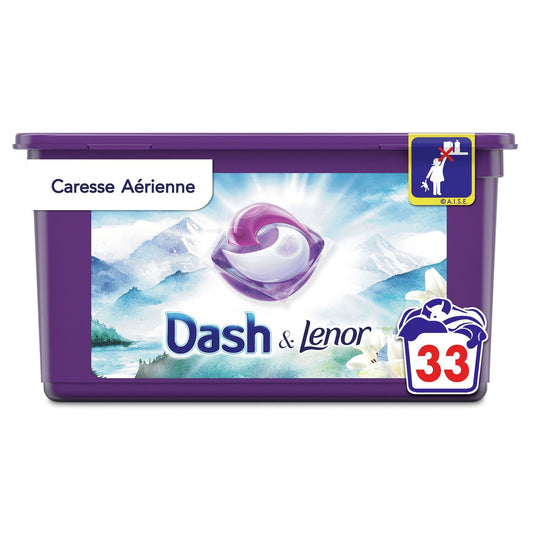 Lessive Capsule Caresse Aérienne Allin1 DASH