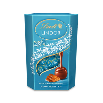 Lindt Milchschokoladenmischungen mit Karamell und einer Prise Salz