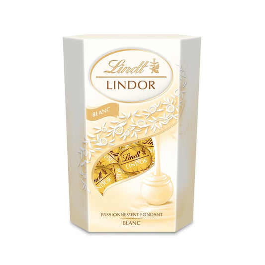 Bonbons Chocolats Blanc Lindor LINDT la boite de 200g