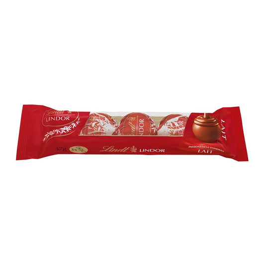 Chocolat Trioballs Lindor LINDT la boite de 37g