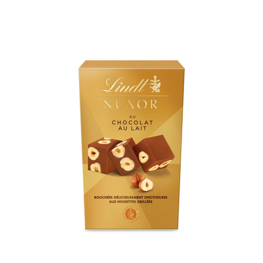 Bouchées Chocolats Lait Noisettes Grillées LINDT la boite de 150g