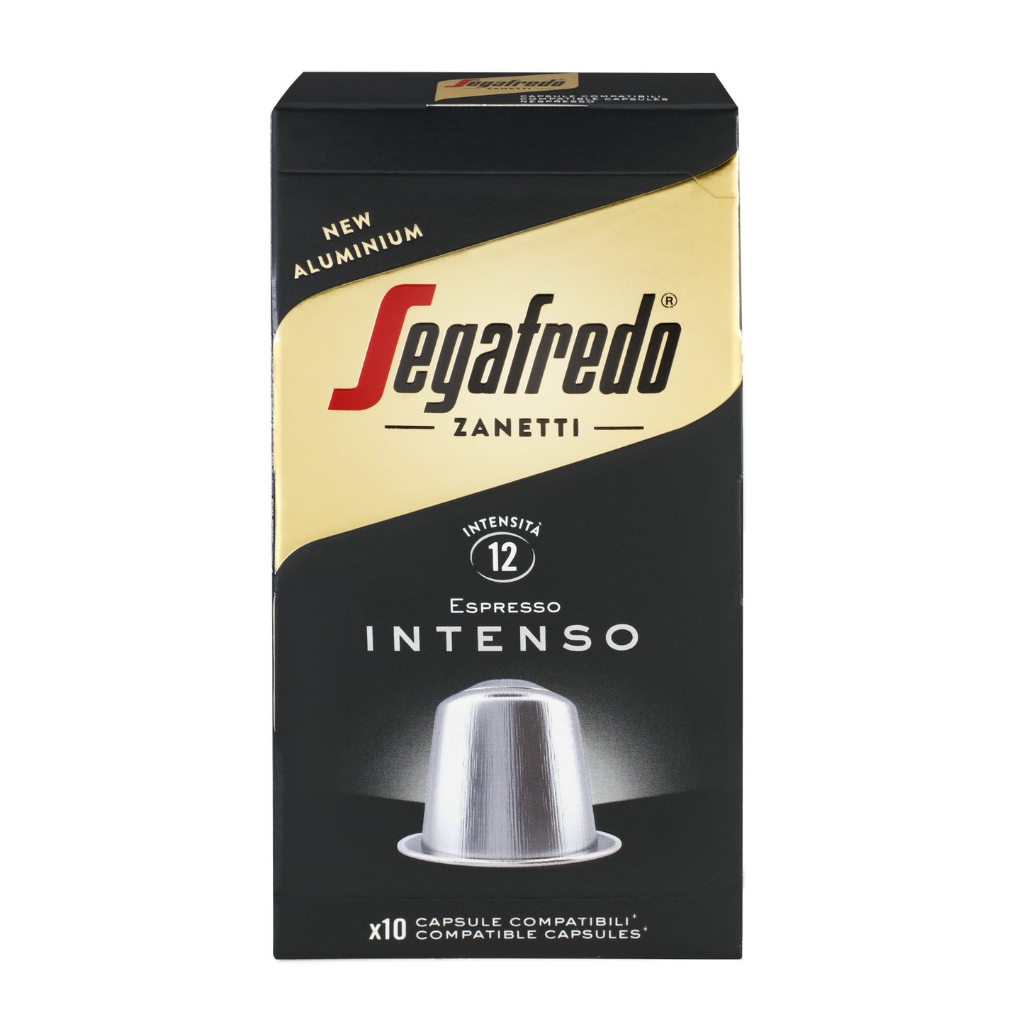Café Capsules Intenso n°12 Compatible Nespresso SEGRAFREDO 