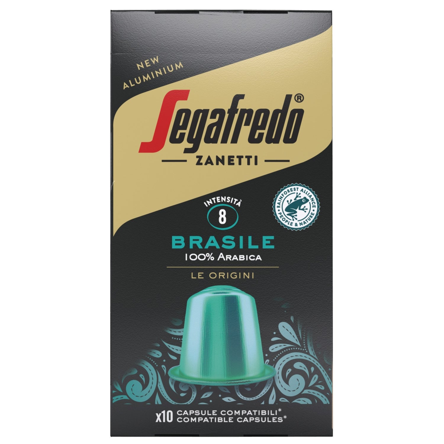 Café Capsules Brasile n°8 Compatible Nespresso SEGRAFREDO 
