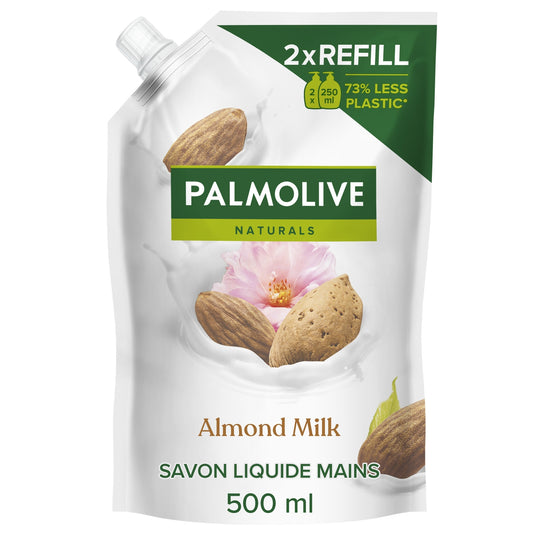 Savon Liquide Recharge Mains Parfum Amande PALMOLIVE la recharge 500mL