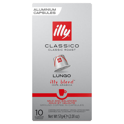 Coffee Capsules Espresso Lungo Classico Compatible Nespresso ILLY