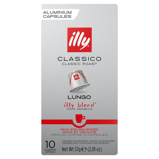 Coffee Capsules Espresso Lungo Classico Compatible Nespresso ILLY