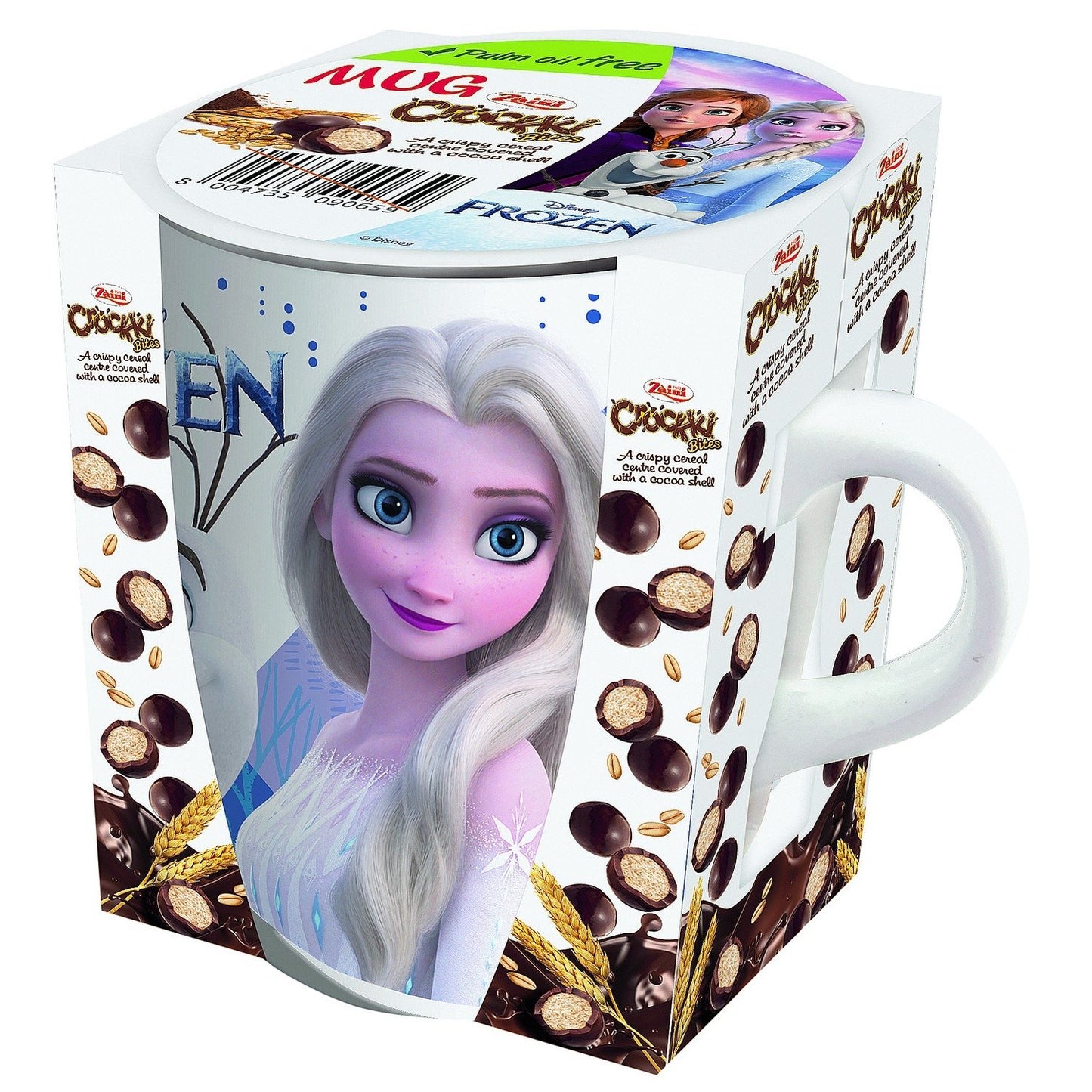 Chocolate Candies with Frozen Ceramic Mug BIP FRANCE