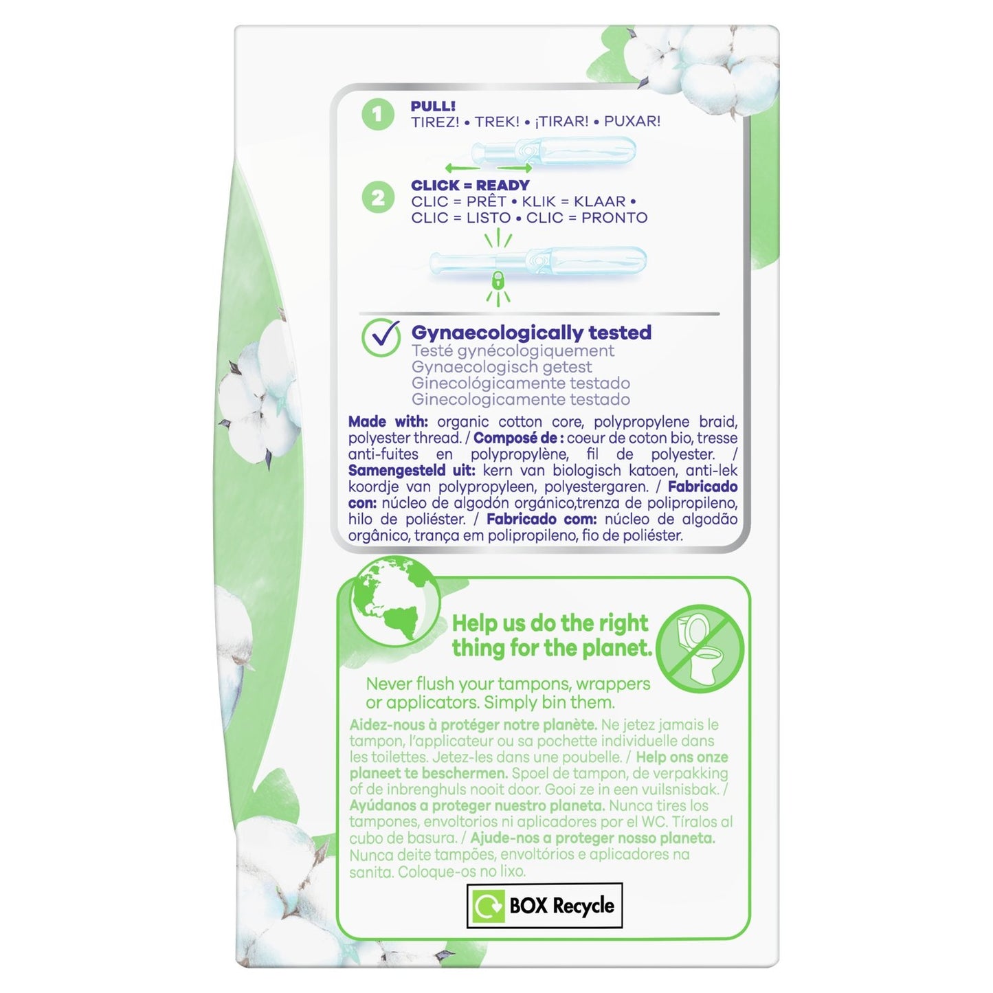 Tampons Compak Coton Protection Super avec Applicateur TAMPAX
