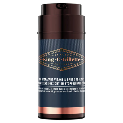 King C Gillette Feuchtigkeitsspendende Gesichts- und Bartpflege für Männer GILLETTE