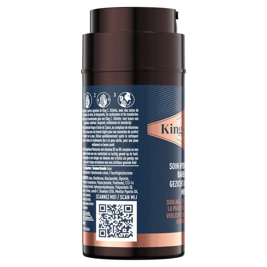 King C Gillette Men's Moisturizing Face and Beard Care GILLETTE
