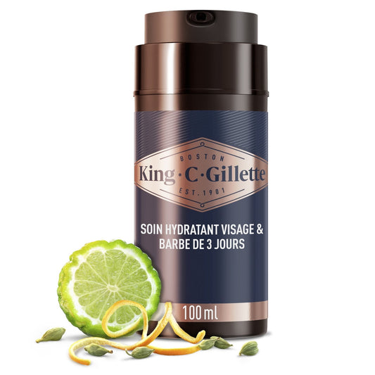 Soin Visage et Barbe Hydratant Homme King C Gillette GILLETTE la bombe de 100mL