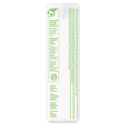 Always Organic Cotton Night Sanitary Towels with Wings Size 3