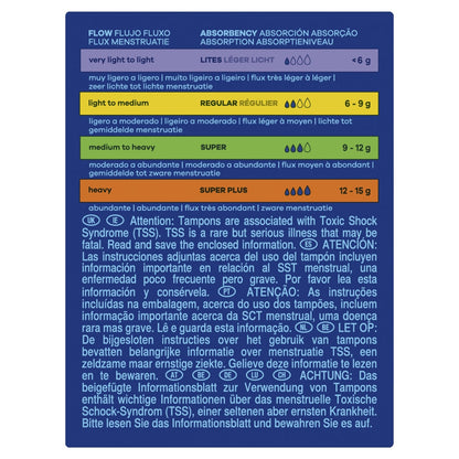Tampons avec Applicateur Régulier Compak TAMPAX 