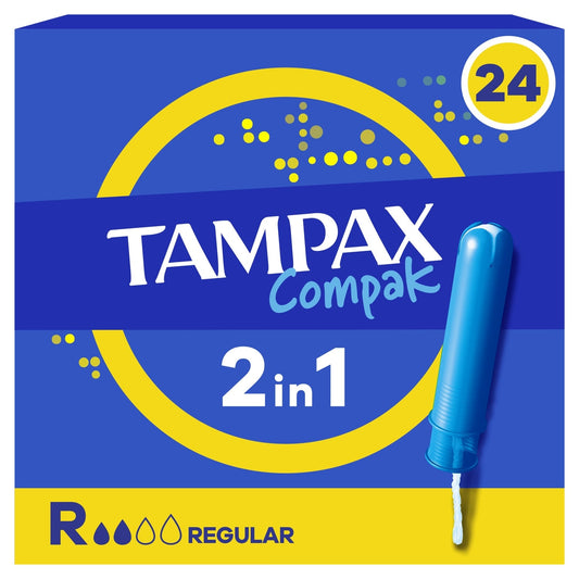Tampons avec Applicateur Régulier Compak TAMPAX 